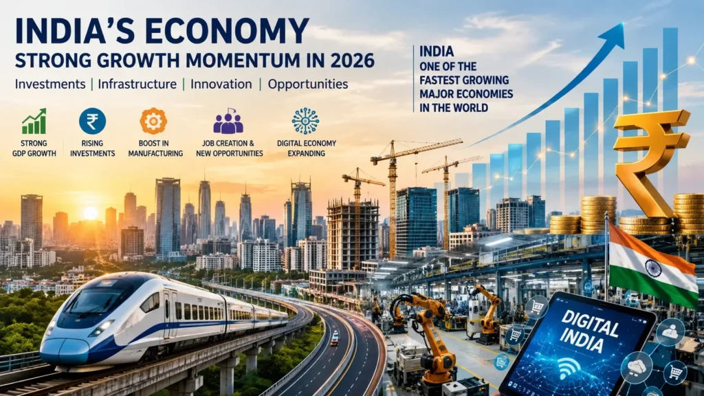 India’s Economy Continues Strong Growth Momentum Amid Rising Investments