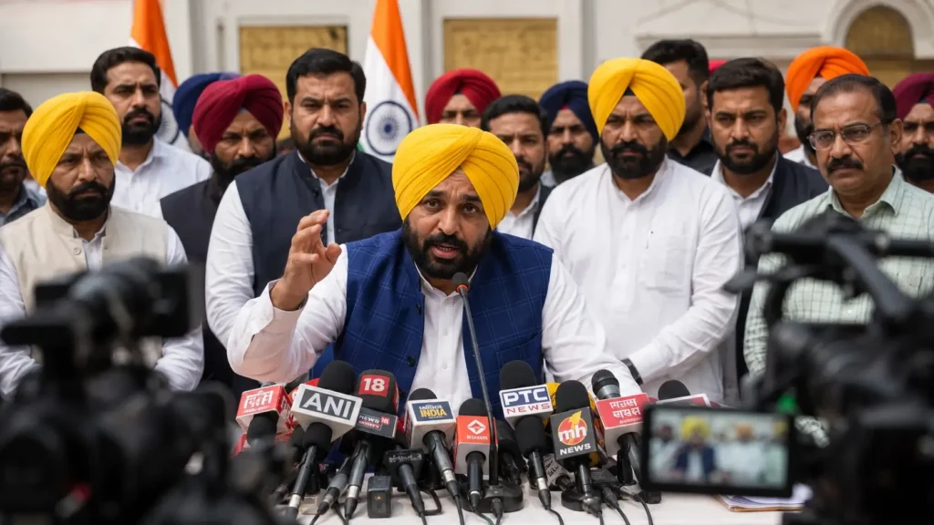 Punjab CM Bhagwant Mann Rejects Allegations, Political Debate Intensifies