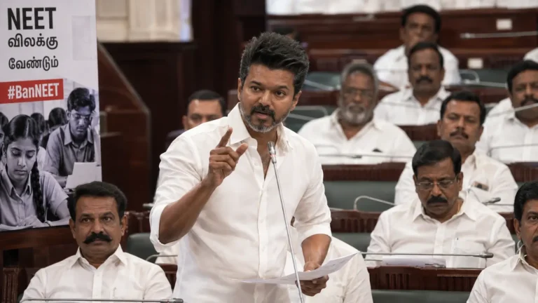 Tamil Nadu CM Vijay Renews Strong Opposition to NEET in Assembly, Calls for Fairer Medical Admission System