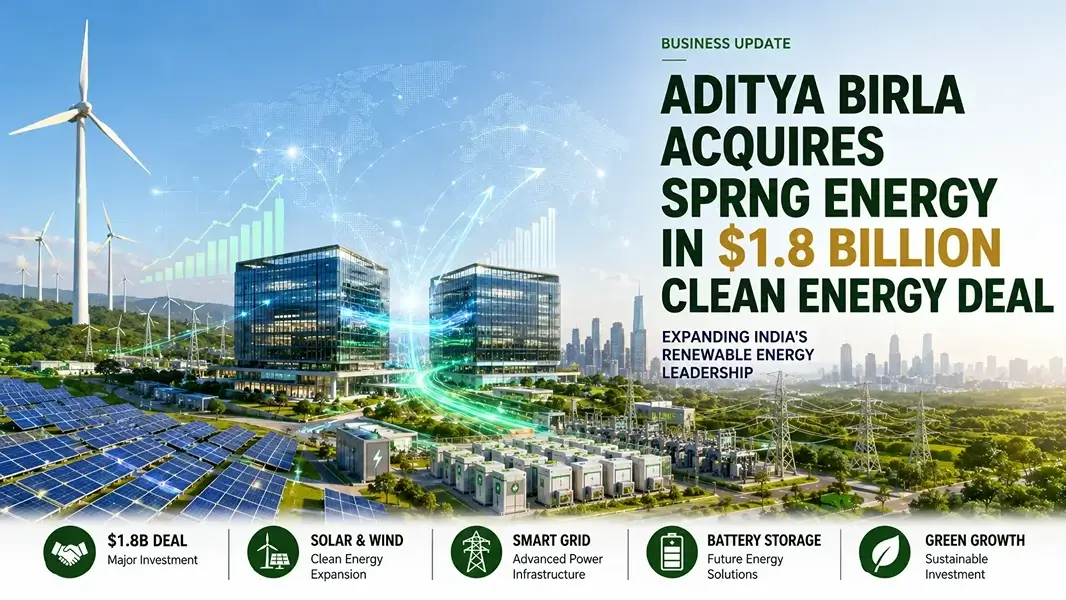 Aditya Birla Renewables Acquires Shell’s Sprng Energy in Landmark .8 Billion Deal, Boosting India’s Clean Energy Ambitions