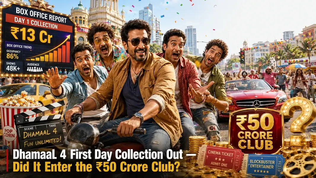 Ajay Devgn’s Dhamaal 4 First Day Collection Out, Did It Enter the ₹50 Crore Club?