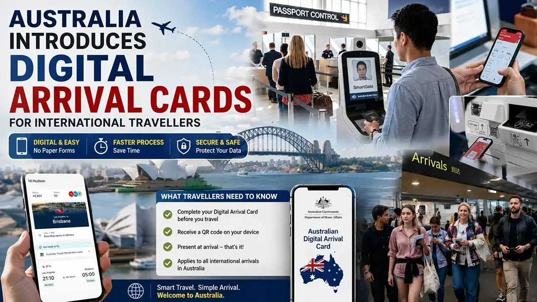 Australia Introduces Digital Arrival Cards for International Travellers