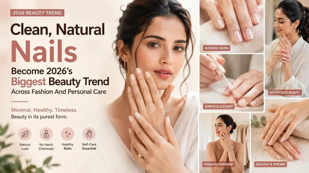 Clean, Natural Nails Become 2026’s Biggest Beauty Trend Across Fashion and Personal Care