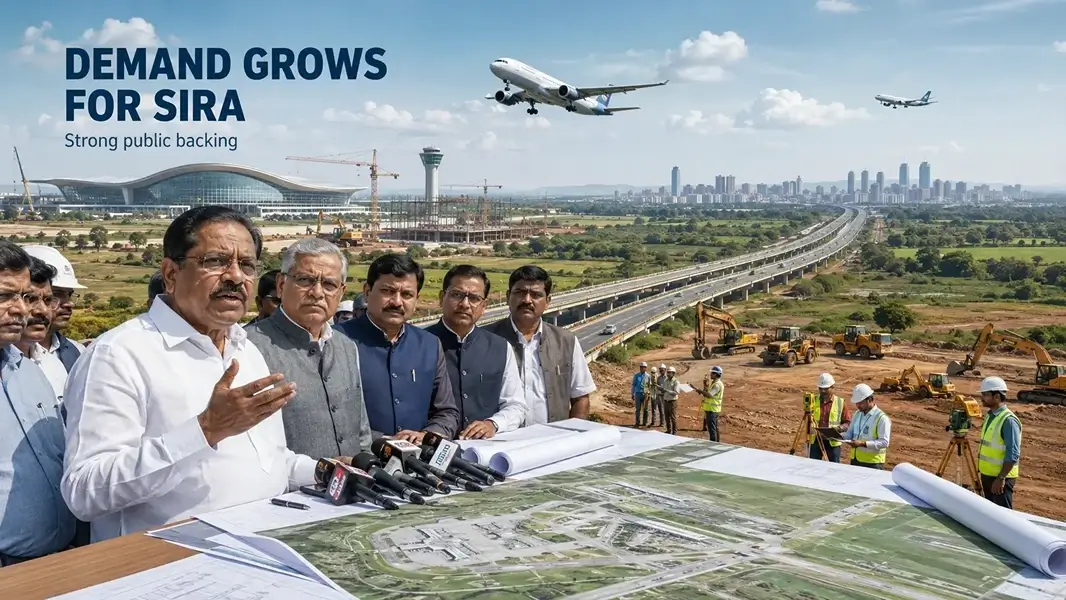 Demand Grows for Sira (Tumakuru) as Bengaluru’s Second Airport Site, Dr. G. Parameshwara Backs Proposal