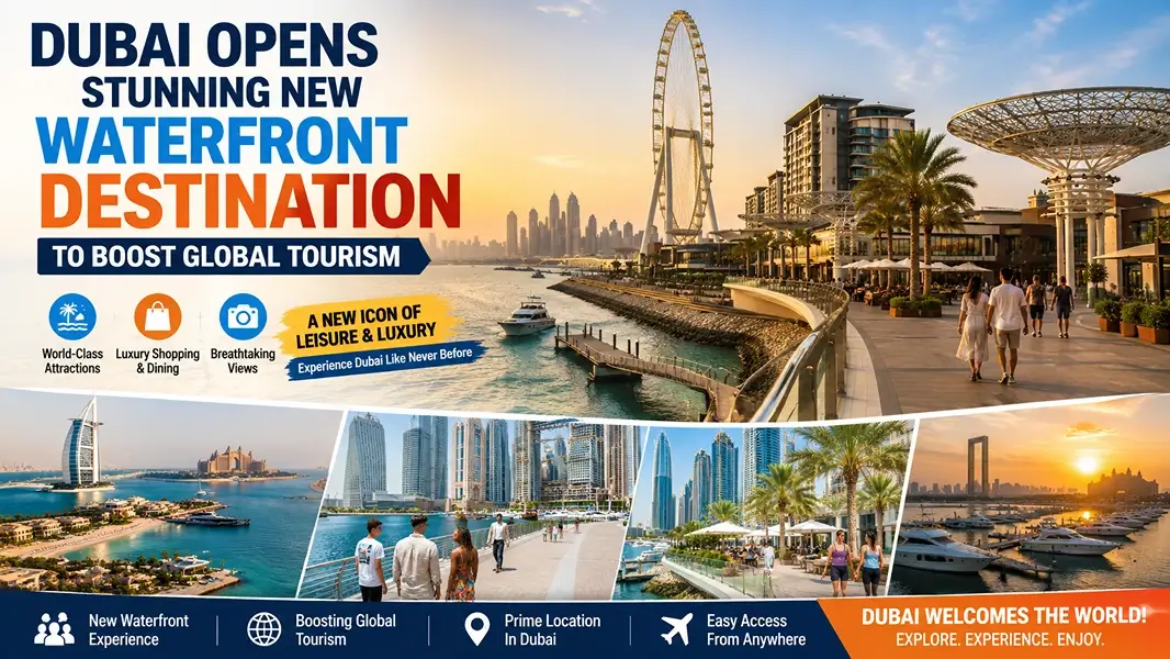 Dubai Opens Stunning New Waterfront Destination to Boost Global Tourism