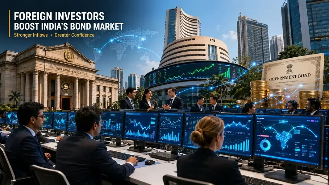 Foreign Investors Shift Focus to Indian Government Bonds Amid Stable Economic Outlook
