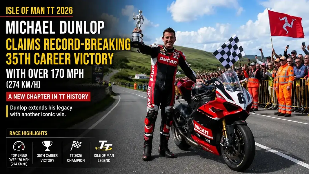 Isle of Man TT 2026: Michael Dunlop Claims Record-Breaking 35th Career Victory