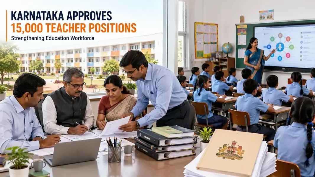 Karnataka Approves Recruitment of 15,000 Government Teachers Amid Language Policy Debate
