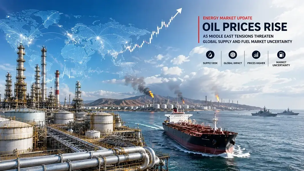 Oil Prices Rise as Middle East Tensions Threaten Global Supply and Fuel Market Uncertainty
