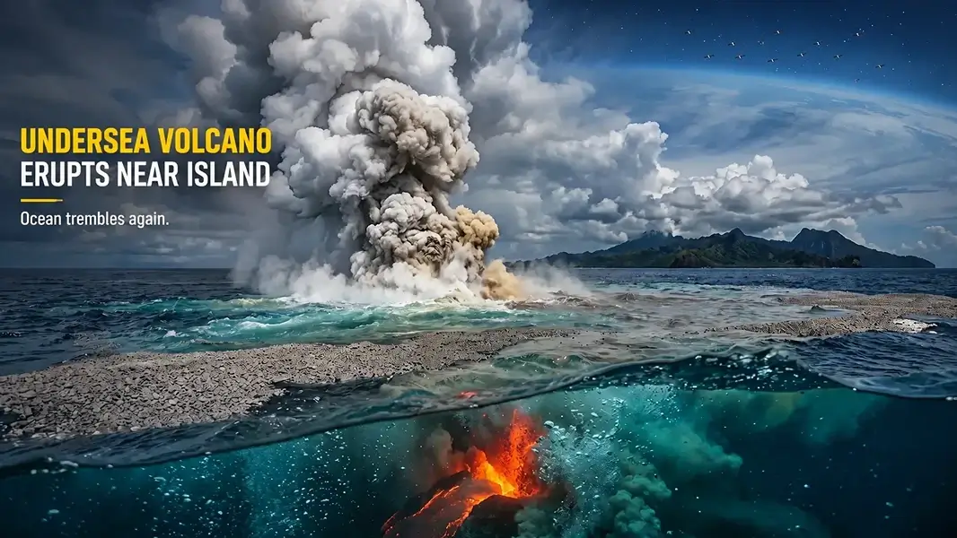 Satellite Images Reveal Underwater Volcano That Could Create Earth’s Newest Island Near Papua New Guinea