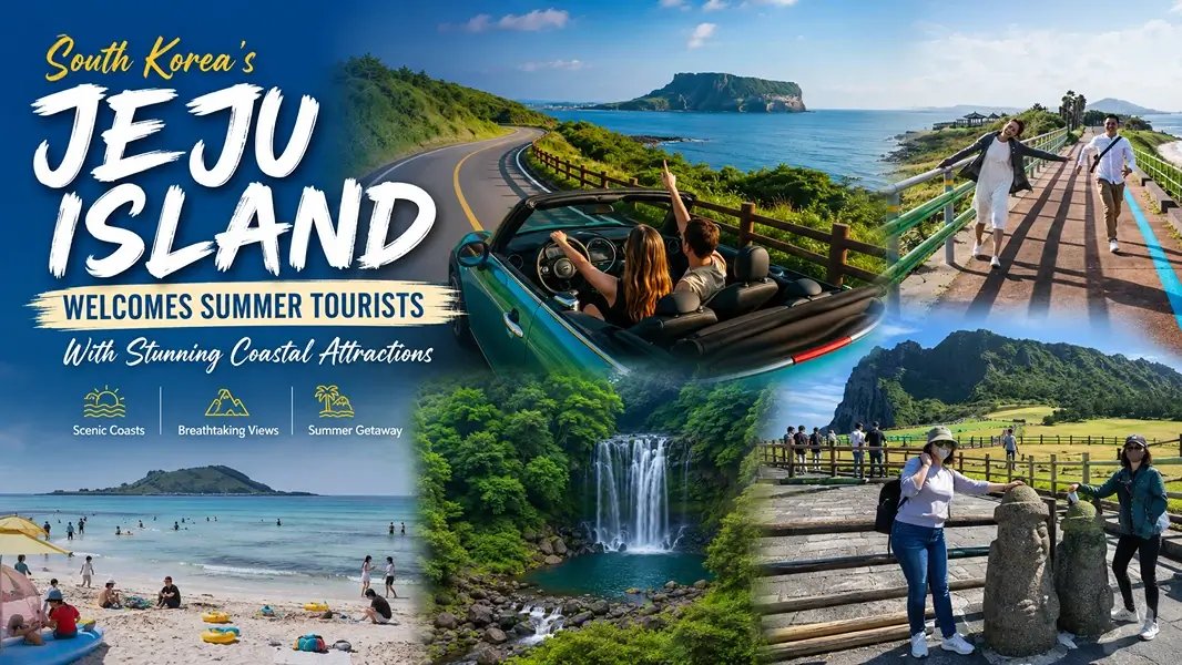 South Korea’s Jeju Island Welcomes Summer Tourists With Stunning Coastal Attractions