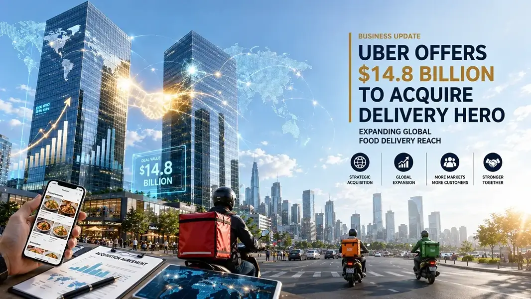 Uber Offers .8 Billion to Acquire Delivery Hero, Expanding Global Food Delivery Reach