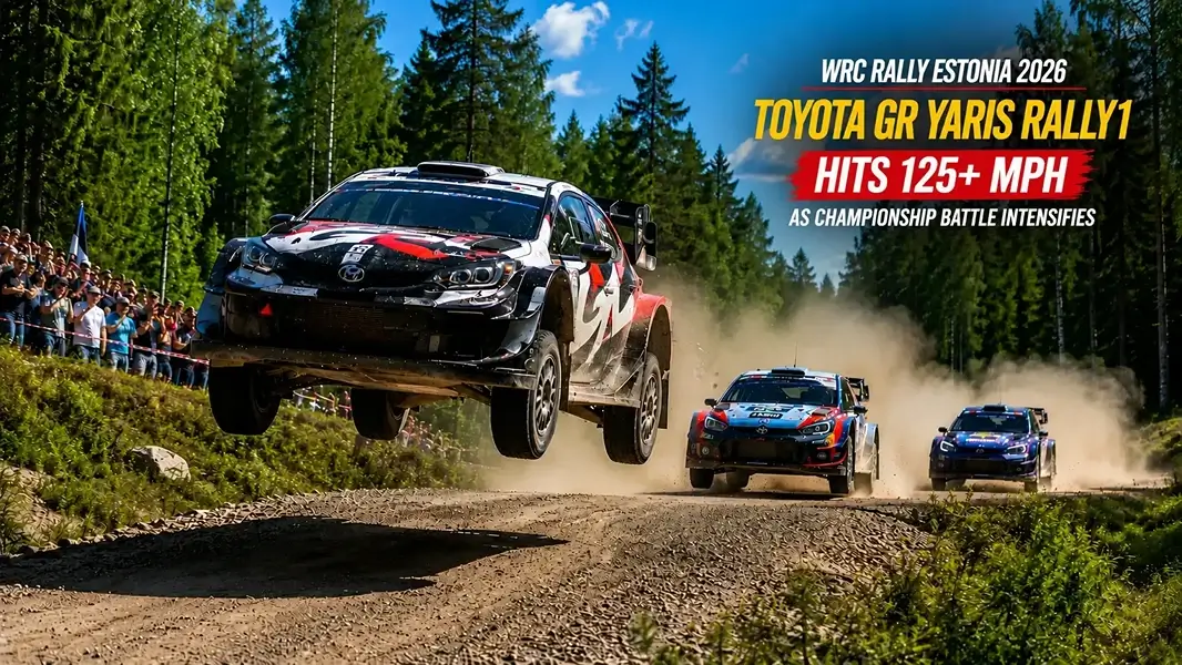 WRC Rally Estonia 2026: Toyota GR Yaris Rally1 Hits 125+ mph as Championship Battle Intensifies